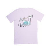 Vocho Gas Station Tee – Morada - Imagen 3